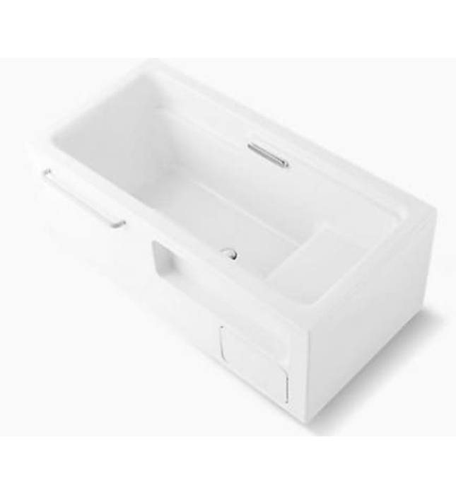 Bồn tắm góc phải 1.7m kèm bộ xả tích hợp Kohler ALEUTIAN 2.0 K-24460T-FD-0