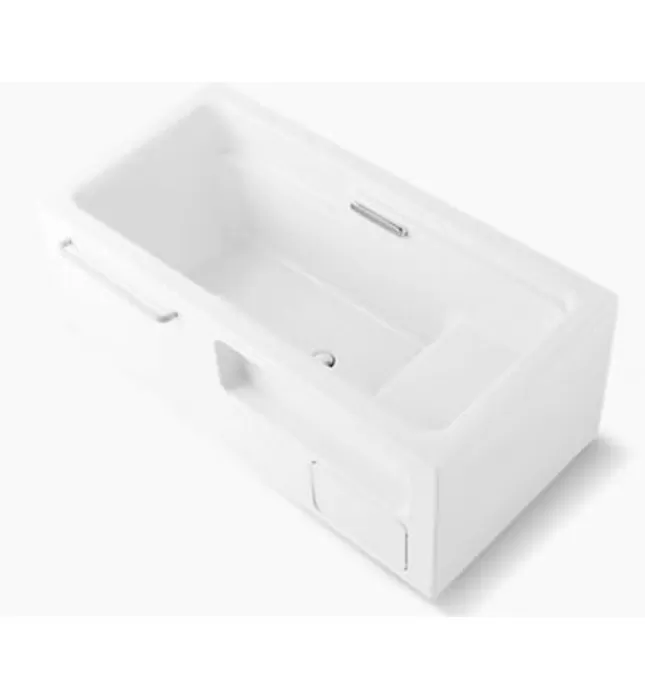 Bồn tắm góc phải 1.7m kèm bộ xả tích hợp Kohler ALEUTIAN 2.0 K-24460T-FD-0