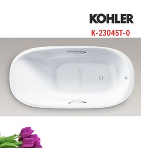 Bồn tắm đặt sàn hình bầu dục 1.8m Kohler Karess K-23045T-0