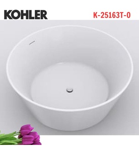Bồn tắm đặt sàn hình tròn 1.5m Kohler EVOK K-25163T-0