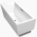 Bồn tắm đặt sàn hình chữ nhật 1.7m Kohler Evok K-18343T-0