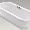 Bồn tắm đặt sàn gang tráng men 1.7m Kohler Volute K-99311T-0