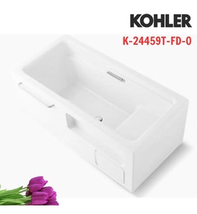 Bồn tắm tích hợp 1.7m đặt góc trái kèm bộ xả tích hợp Kohler ALEUTIAN 2.0 K-24459T-FD-0