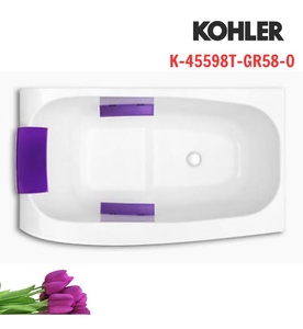 Bồn tắm đặt lòng 1.3m Kohler Comfortable K-45598T-GR58-0