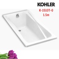 Bồn tắm đặt lòng 1.5m Kohler Hourglass K-1510T-0