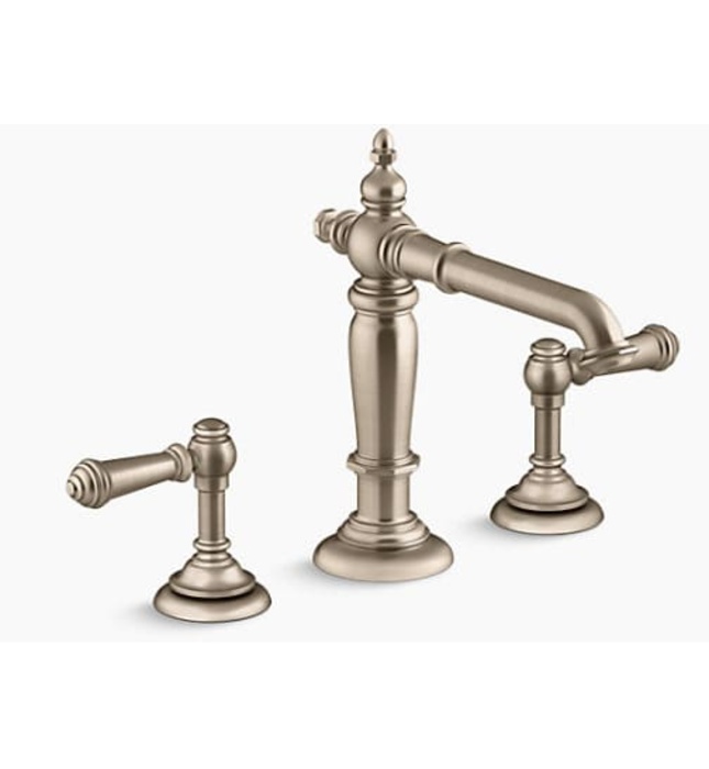 Vòi chậu rửa điều chỉnh kép dạng thanh Kohler Artifacts K-76033T-4-BV