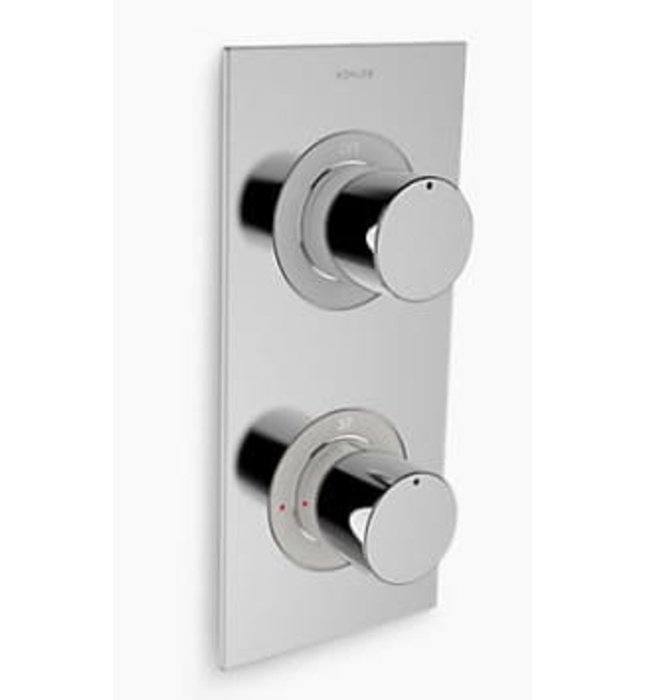 Mặt nạ 3 chiều cảm biến nhiệt âm tường Kohler K-99866T-9-CP