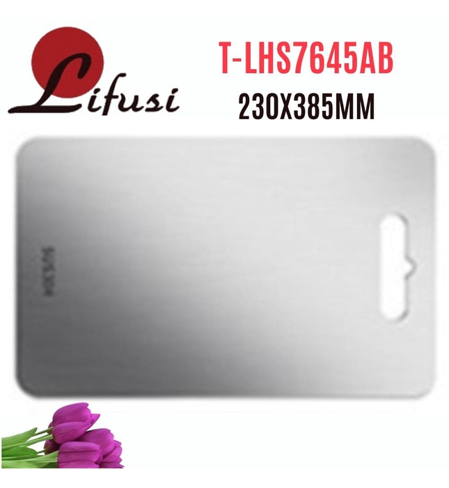Thớt inox 304 Lifusi T-LHS7645AB 230x385mm