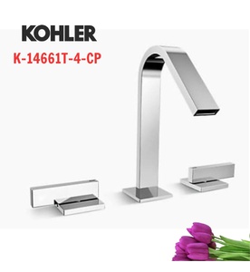 Vòi chậu rửa 3 lỗ Kohler Loure K-14661T-4-CP