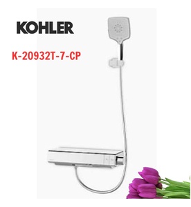 Vòi sen bồn tắm cảm biến nhiệt thông minh gắn tường Kohler K-20932T-7-CP