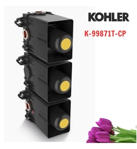 Bộ van 4 chiều cảm biến nhiệt âm tường Kohler Beitou K-99871T-CP