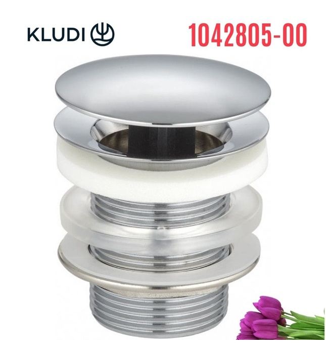 Đầu xi phông nhấn chậu rửa mặt Kludi 1042805-00