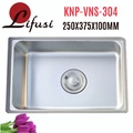 Khay nước phụ inox 304 Lifusi KNP-VNS304 250x375mm