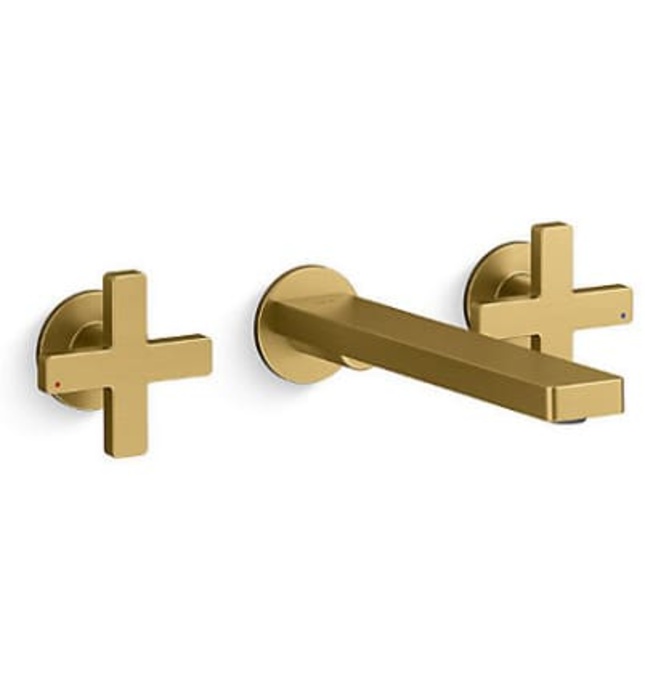 Vòi chậu rửa gắn tường Kohler Composed K-73067T-B3-2MB