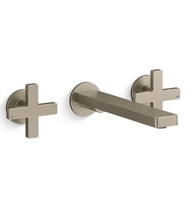 Vòi chậu rửa gắn tường Kohler Composed K-73067T-B3-BV