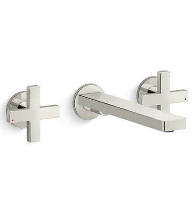 Vòi chậu rửa gắn tường Kohler Composed K-73067T-B3-SN