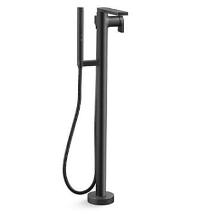 Sen vòi bồn tắm đặt sàn Kohler K-73087T-B4-BL