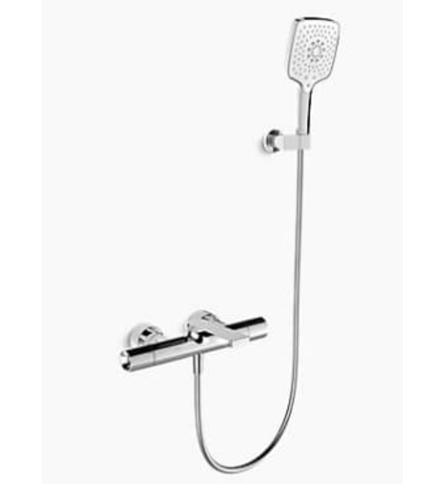 Vòi sen bồn tắm cảm biến nhiệt gắn tường Kohler Composed K-73110T-7-CP