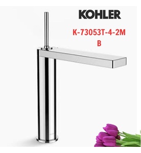 Vòi chậu rửa thân cao tay chỉnh dạng xoay Kohler Composed K-73053T-4-2MB