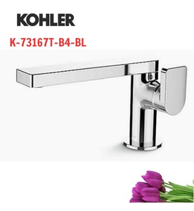 Vòi chậu rửa tay chỉnh dạng thanh đặt bên thân vòi Kohler Composed K-73167T-B4-BL