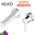 Vòi lavabo nóng lạnh âm tường Đức Keuco Edition 90 59016010200