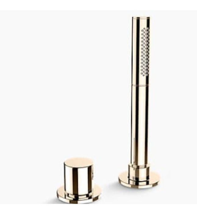 Vòi xả bồn tắm gắn đặt sàn Kohler AVID K-73085T-B9-AF