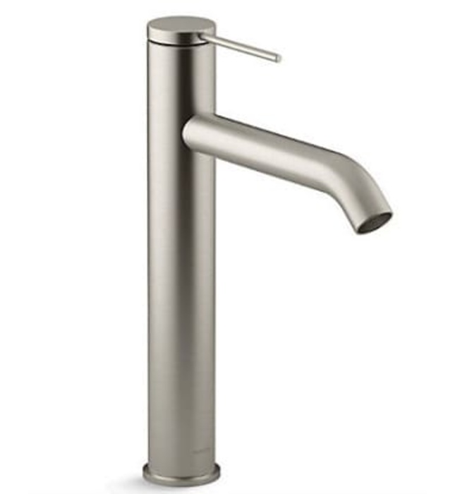 Vòi chậu rửa thân cao tay chỉnh đơn Kohler COMPONENTS K-77959T-4A-BN