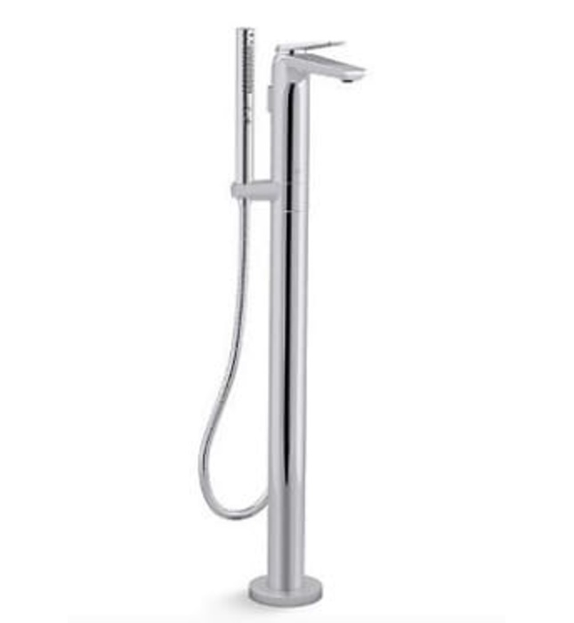 Sen vòi bồn tắm đặt sàn Kohler AVID K-97367T-B4-CP