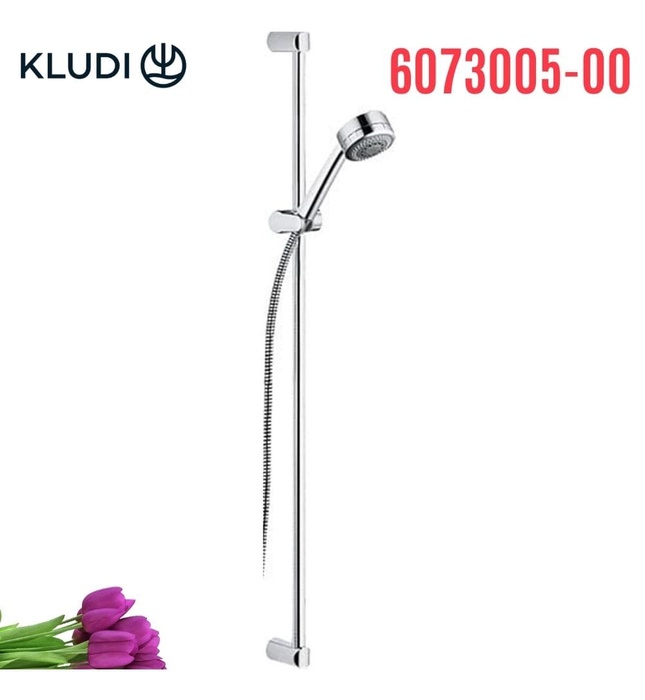 Bộ thanh trượt tay bát sen tắm Kludi Zenta 6073005-00