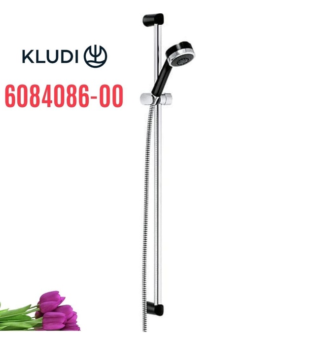 Bộ thanh trượt tay bát sen tắm Kludi Zenta 6084086-00