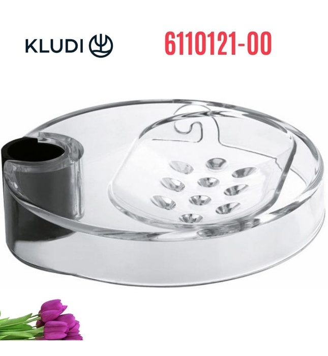 Kệ xà phòng cài thanh trượt sen Kludi 6110121-00