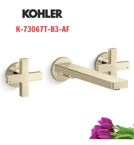 Vòi chậu rửa gắn tường Kohler Composed K-73067T-B3-AF