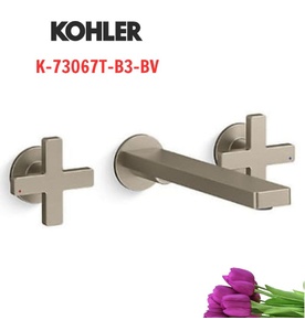 Vòi chậu rửa gắn tường Kohler Composed K-73067T-B3-BV