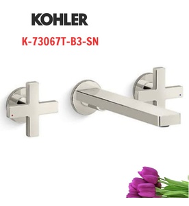 Vòi chậu rửa gắn tường Kohler Composed K-73067T-B3-SN