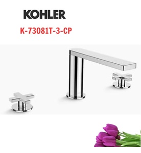 Vòi sen bồn tắm gắn thành bồn Kohler COMPOSED K-73081T-3-CP
