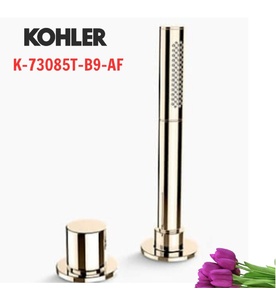 Vòi xả bồn tắm gắn đặt sàn Kohler AVID K-73085T-B9-AF