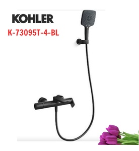 Vòi sen bồn tắm gắn tường Kohler Composed K-73095T-4-BL