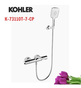 Vòi sen bồn tắm cảm biến nhiệt gắn tường Kohler Composed K-73110T-7-CP
