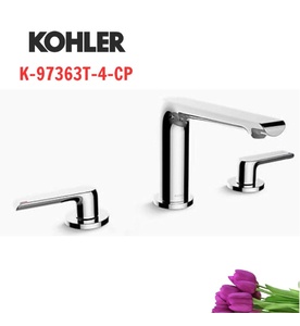 Vòi sen bồn tắm gắn thành bồn Kohler COMPOSED K-97363T-4-CP