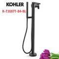 Sen vòi bồn tắm đặt sàn Kohler K-73087T-B4-BL