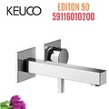 Vòi lavabo nóng lạnh âm tường Đức Keuco Edition 90 59116010200