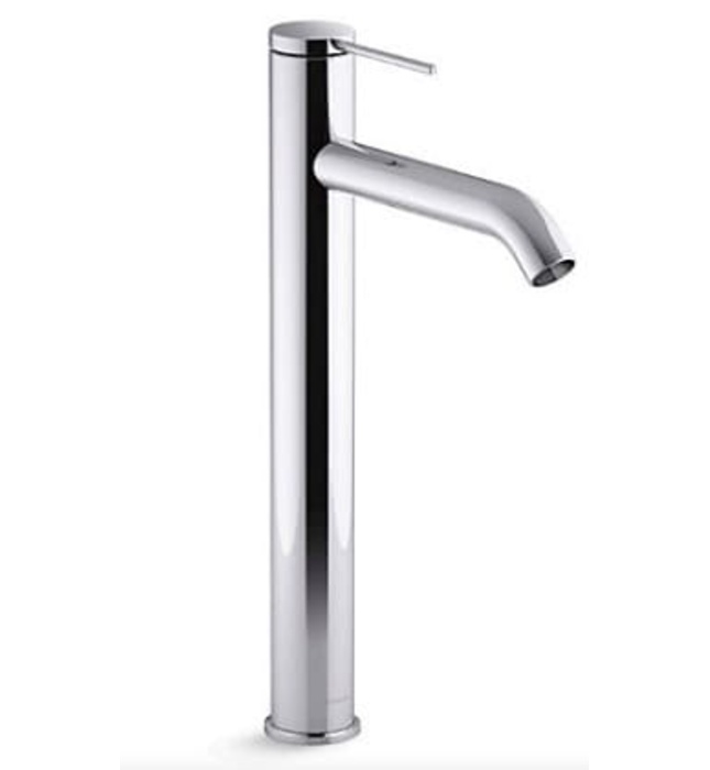 Vòi chậu rửa thân cao tay chỉnh đơn Kohler COMPONENTS K-77960T-4A-CP