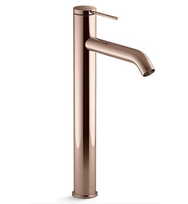 Vòi chậu rửa thân cao tay chỉnh đơn Kohler COMPONENTS K-77960T-4A-RGD