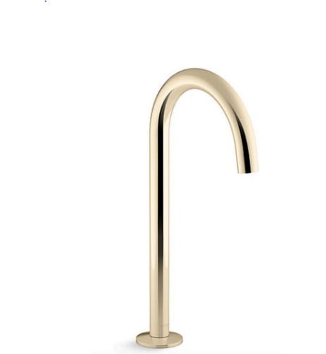 Vòi chậu rửa thân cao thiết kế dạng ống Kohler COMPONENTS K-77965T-AF