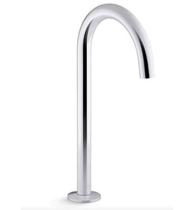 Vòi chậu rửa thân cao thiết kế dạng ống Kohler COMPONENTS K-77965T-CP