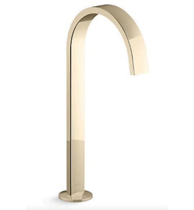 Vòi chậu rửa thân cao thiết kế dạng duy băng Kohler COMPONENTS K-77966T-AF