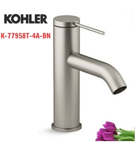 Vòi chậu rửa tay chỉnh đơn Kohler COMPONENTS K-77958T-4A-BN