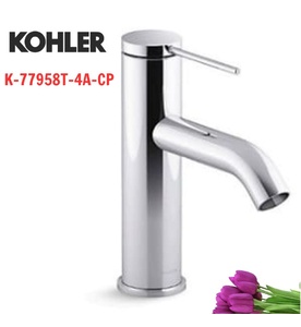 Vòi chậu rửa tay chỉnh đơn Kohler COMPONENTS K-77958T-4A-CP