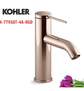 Vòi chậu rửa tay chỉnh đơn Kohler COMPONENTS K-77958T-4A-RGD