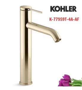 Vòi chậu rửa thân cao tay chỉnh đơn Kohler COMPONENTS K-77959T-4A-AF